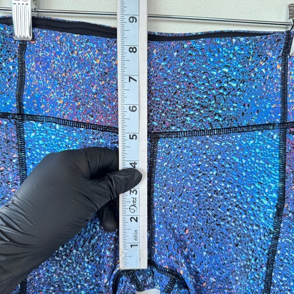 Lululemon Pace Rival Womens Leggings Blue 4 Athletic Athleisure Celestial Boho - Picture 7 of 11